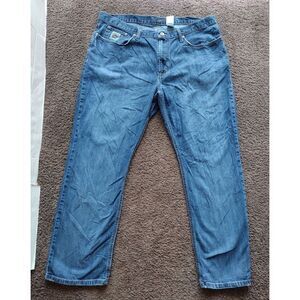 Cinch Men White Label Relaxed Fit Sz 40x32 Med Stone Wash Boot cut Rodeo Western